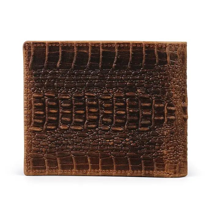 Ruil – portefeuille rétro en cuir de vache véritable pour homme