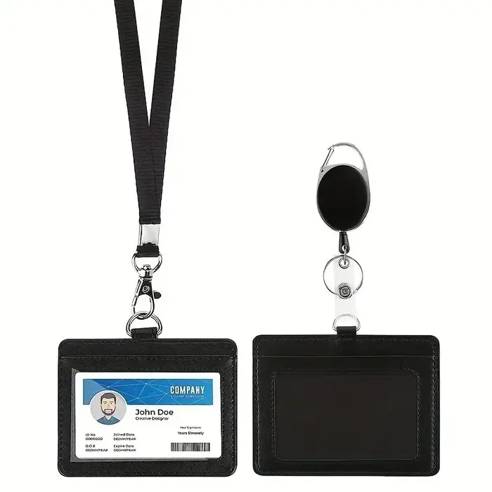 Porte-cartes de crédit rétractable