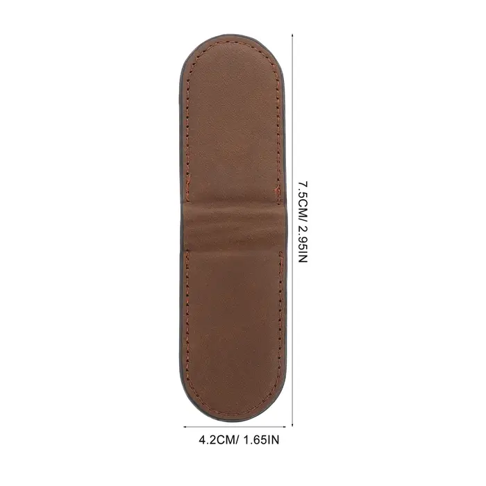 Pince à billets magnétique en Pu pour hommes et femmes, portefeuille Portable, organisateur de carte