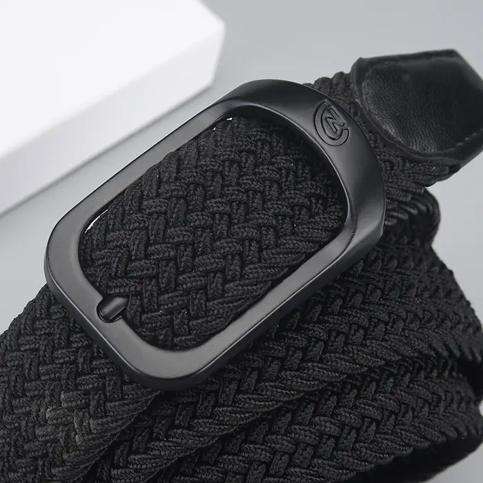 Ceinture élastique tissée décontractée pour hommes et femmes, ceinture de sport de plein air, ceintu