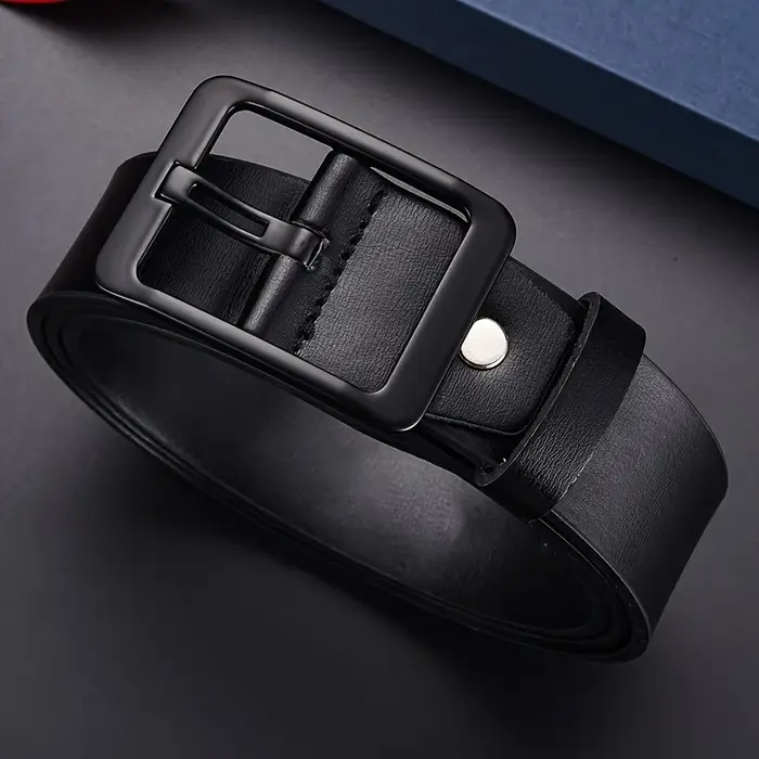 Ceinture à boucle ardillon en alliage personnalisée pour hommes