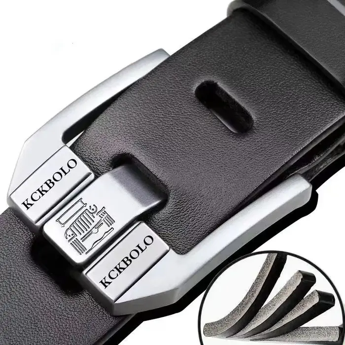 Ceinture pour hommes de haute qualité à la mode en cuir véritable bussines femmes