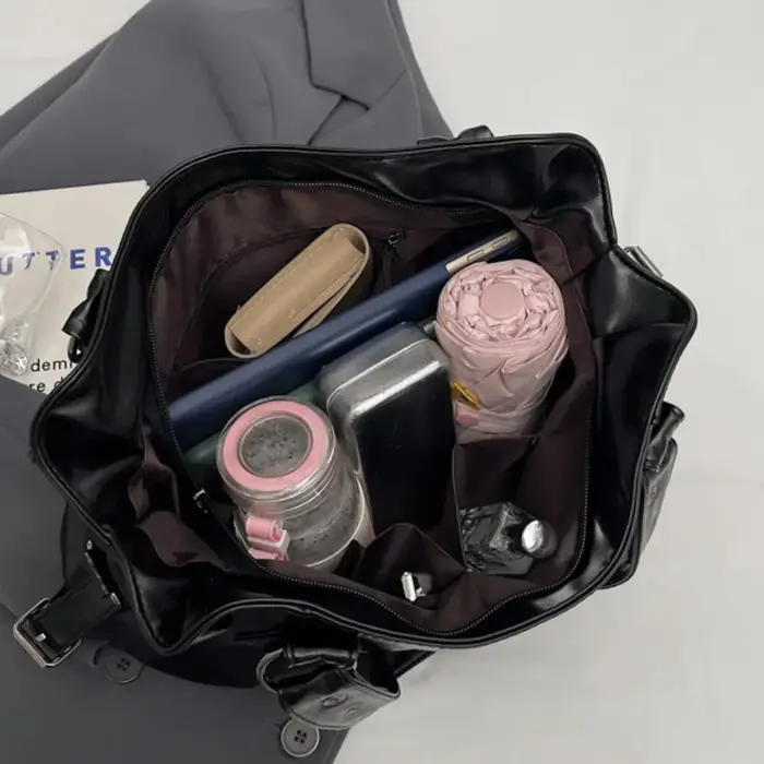 Sac à bandoulière spacieux de marque rétro pour femmes