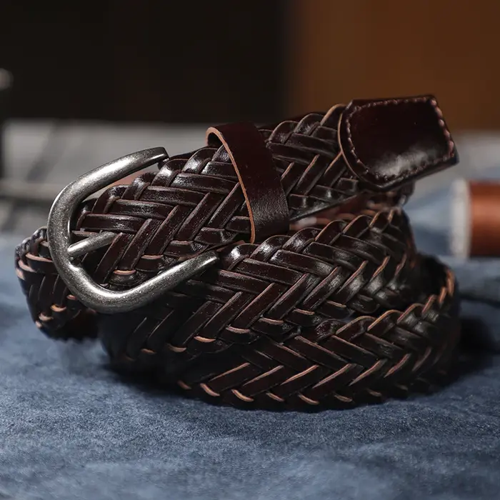 Ceinture tissée à la main pour hommes et femmes