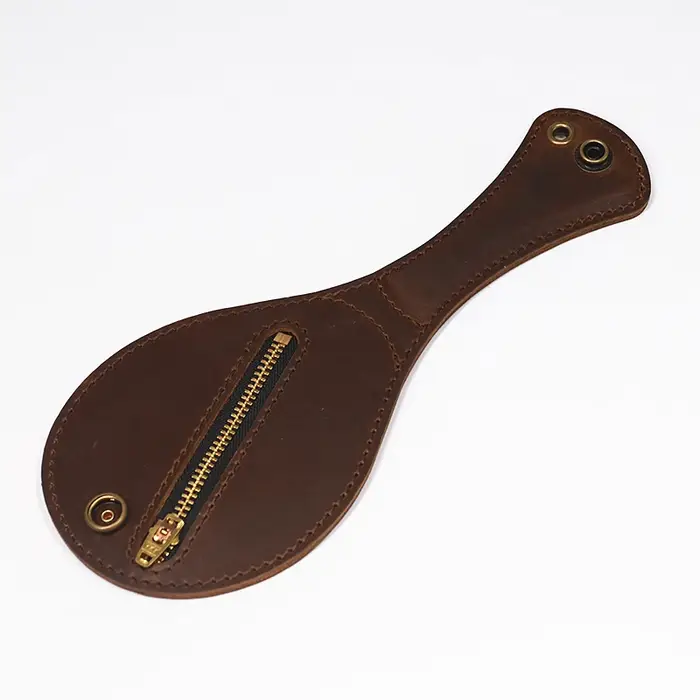 100% porte-monnaie en cuir véritable Boston cuir Sap Slap raquette Jacksap outil d'auto-défense mult