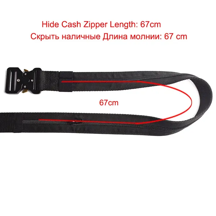 Ceinture tactique cachée pour hommes