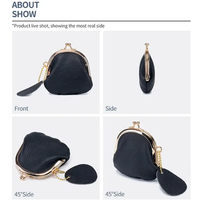 Porte-monnaie Kiss Lock pour femmes