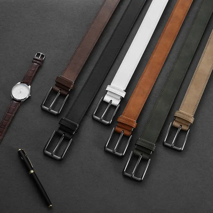 Ceinture en cuir PU pour hommes, à boucle automatique, à la mode, pour les affaires populaires, haute qualité, multicolore, 105 115 125 135cm