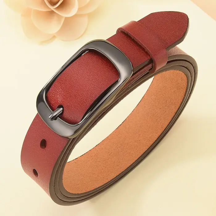 DINISITON nouvelles femmes ceinture en cuir véritable pour femme sangle décontracté tout-match dames ceintures réglables concepteur de haute qualité marque