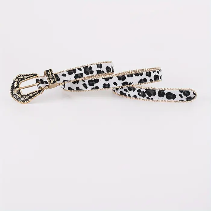 1 ceinture en PU pour hommes et femmes