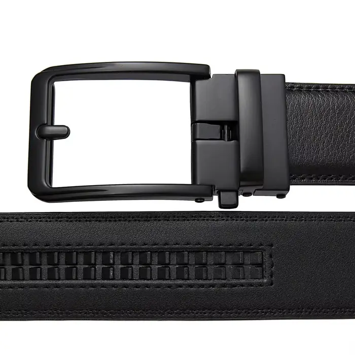 Top qualité hommes ceintures noires de luxe réglable en cuir véritable marron ceinture