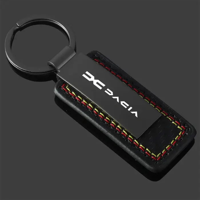 Alliage cuir mode cadeau voiture porte-clés porte-clés pour Dacia Logan Sandero Duster Lodgy printem