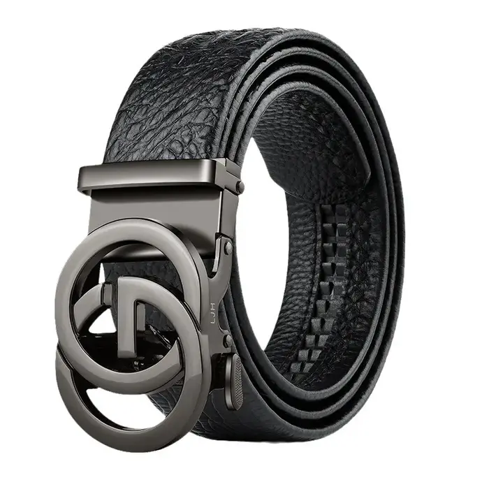 2025 nouveau 3.5cm or Chrome boucle automatique concepteur boucle de ceinture mode hommes d'affaires