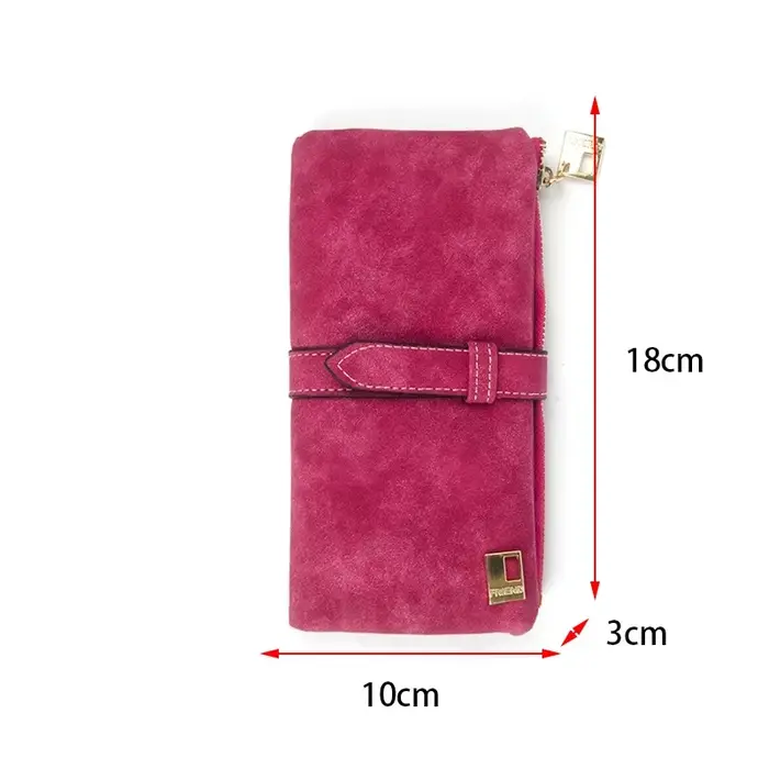 Nouveau Portefeuille Long de Luxe pour Femme