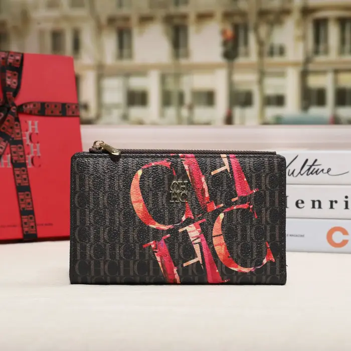 Portefeuille long rétro classique CH Brand 2026 pour femme