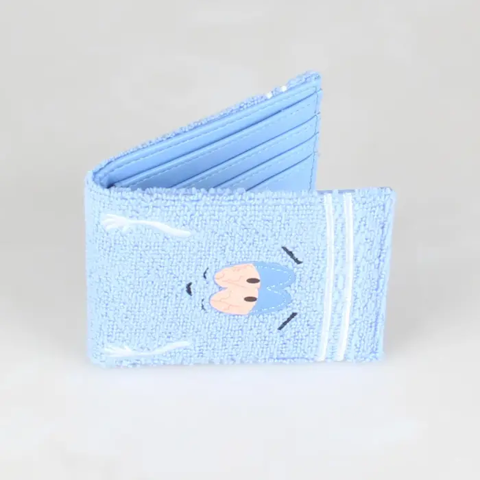 Portefeuille pliable en tissu serviette de haute qualité, porte-carte personnalisé à la mode, fente 