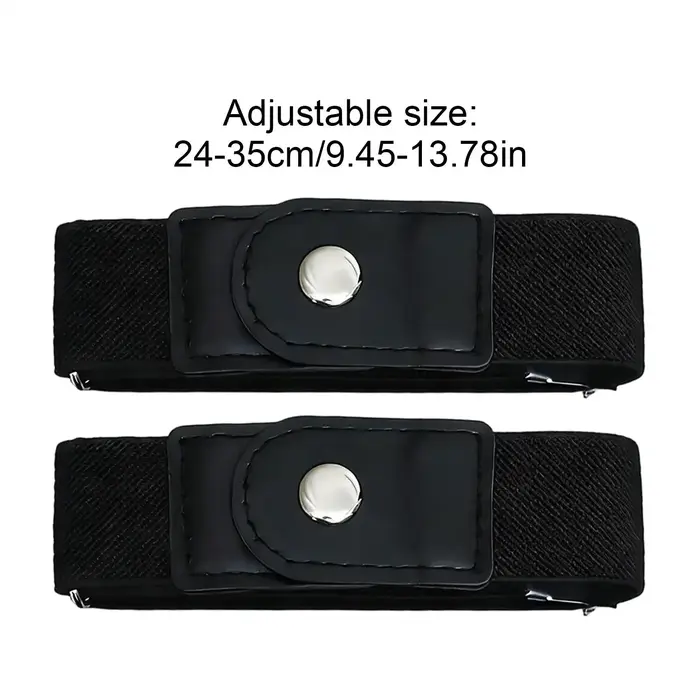 Ceinture élastique sans boucle pour femmes et hommes