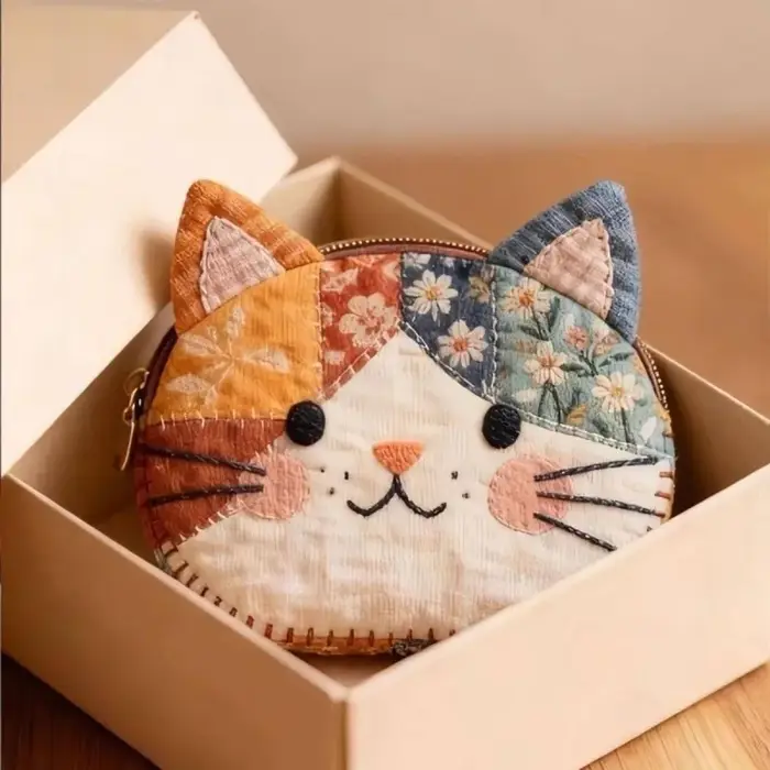 Porte-monnaie portable patchwork