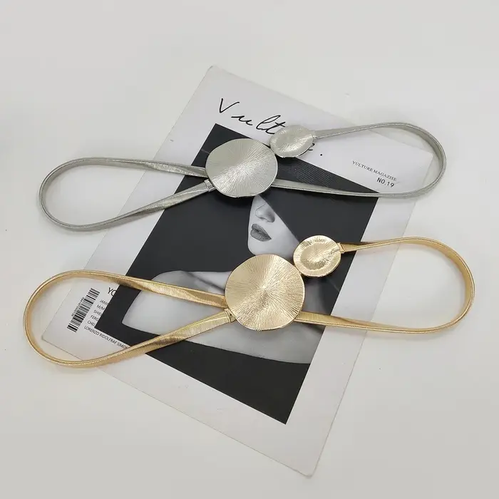 Ceinture à chaîne dorée pour femmes