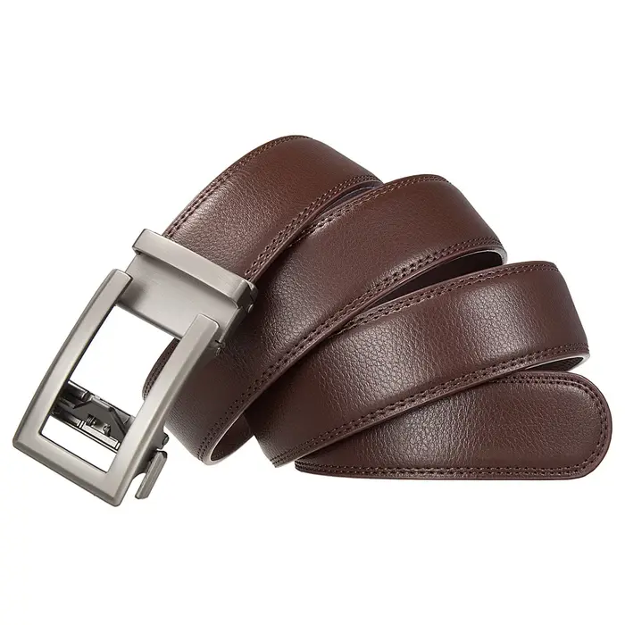 Ceintures d'affaires pour hommes en cuir véritable automatique hommes ceinture de luxe sangle de taille ceintures de créateur mâle de haute qualité mode formelle