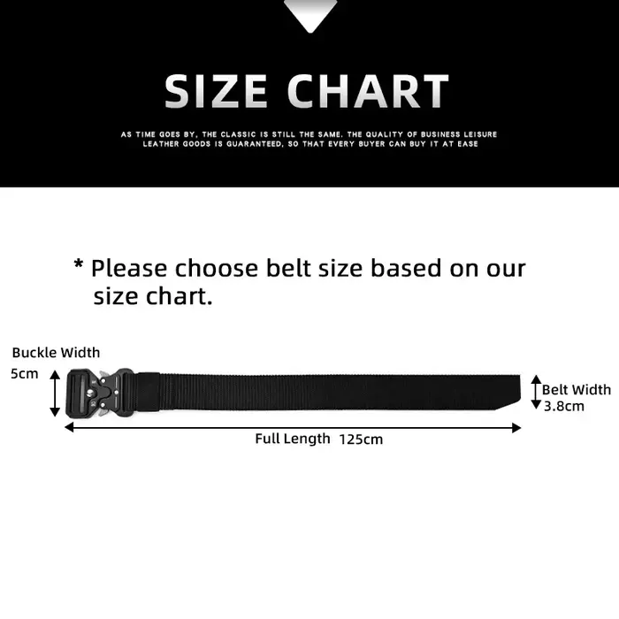 Ceinture homme métal ceinture homme ceintures en toile grande taille Sport de plein air ceintures en Nylon surdimensionné