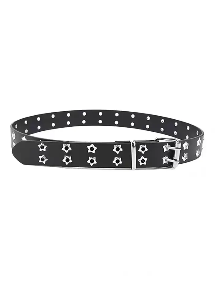 Ceinture pour femme tendance gothique avec boucle