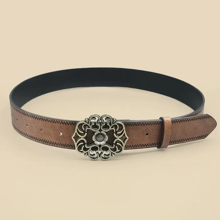 Ceinture classique de Style Denim occidental rétro