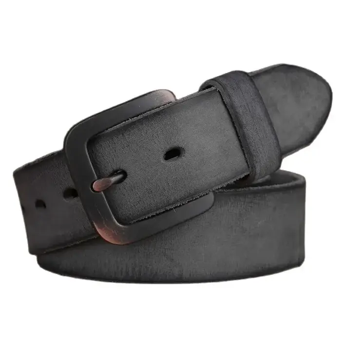 Ceintures vintage en cuir véritable pour hommes