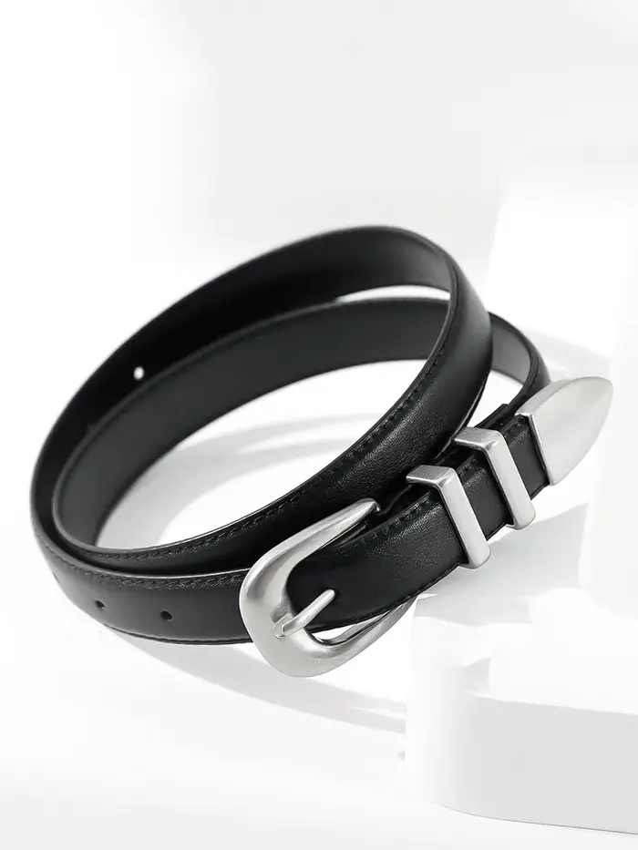 Ceinture en cuir véritable pour femmes et filles