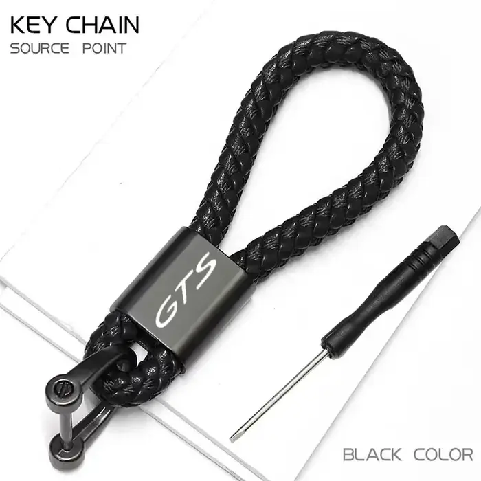 Porte-clés en corde tressée avec LOGO personnalisé