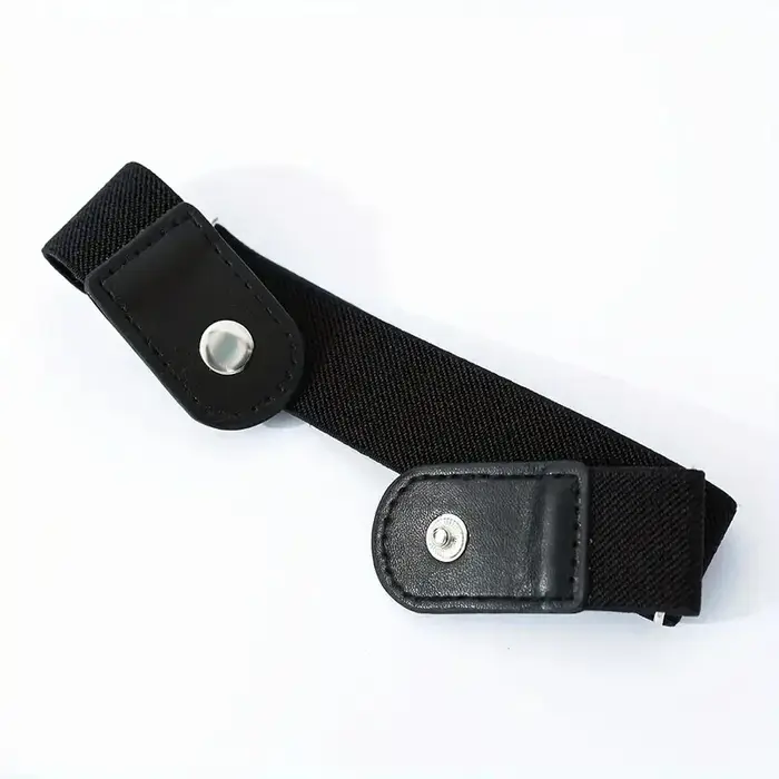 2 pièces/ensemble sans boucle ceinture élastique pour femmes hommes unisexe
