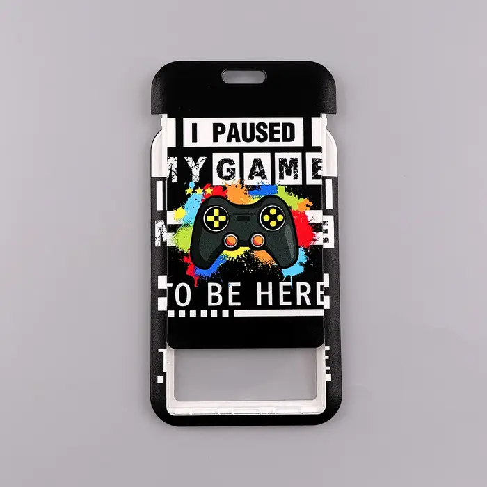 Porte-carte imprimé léopard