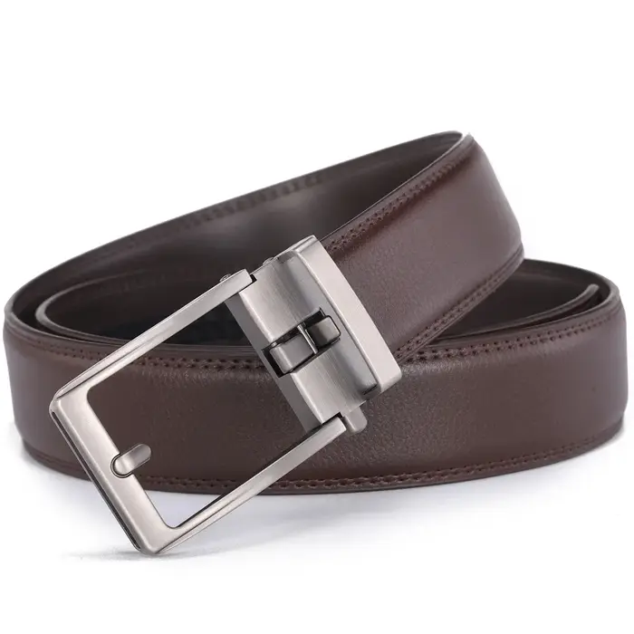 Ceintures clic pour hommes marque de luxe concepteur boucle automatique véritable Original en cuir
