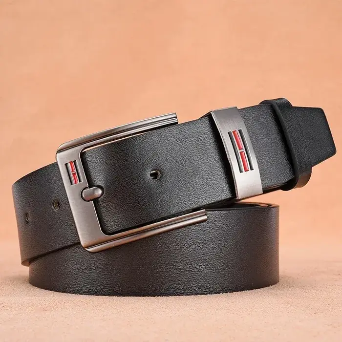 Cuir véritable pour hommes haute qualité boucle jean peau de vache ceintures décontractées affaires