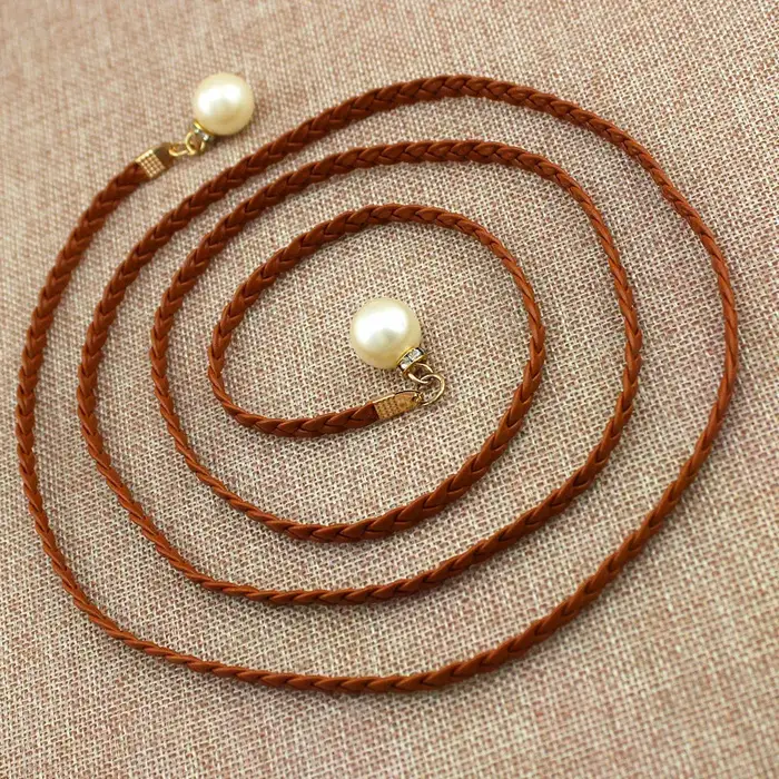 Ceinture fine à nœud bohème pour femmes
