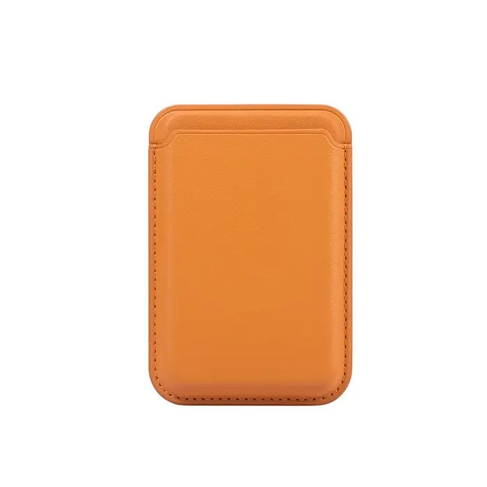 Porte-cartes en cuir, capable de contenir des cartes. Disponible en plusieurs couleurs. Convient aux téléphones magnétiques ou aux coques de téléphone.