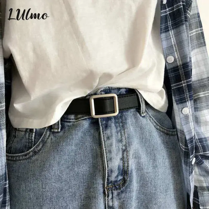 Ceinture en cuir véritable pour femmes