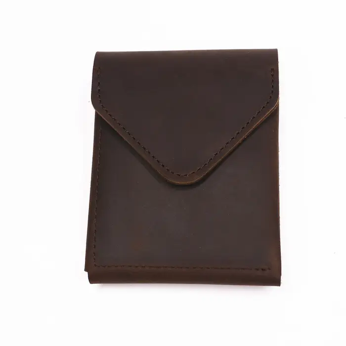 Portefeuille en cuir véritable pour homme