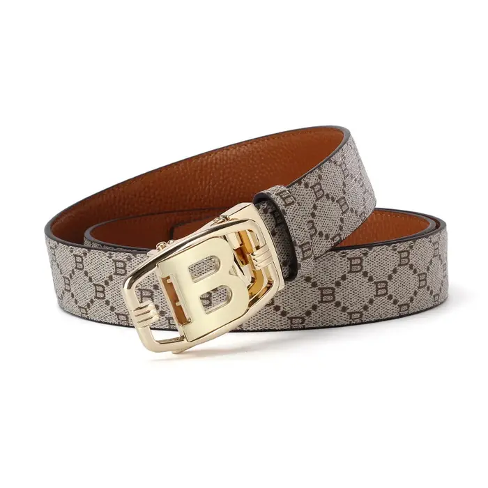 2025 large 34mm ceinture pour hommes d'affaires marque de luxe alliage métal boucle concepteur toile cuir ceintures
