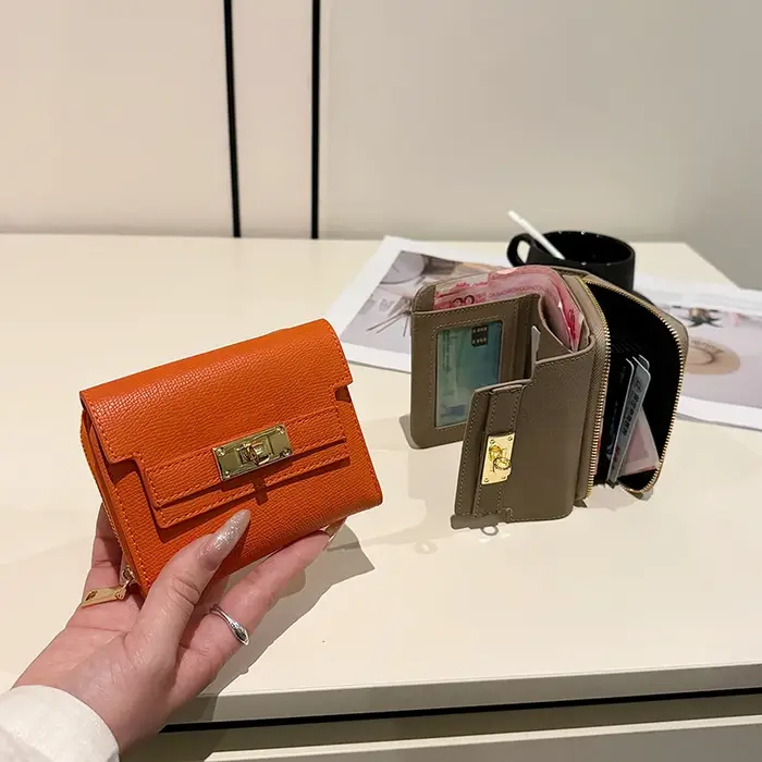 Portefeuille rétro grande capacité pour femmes