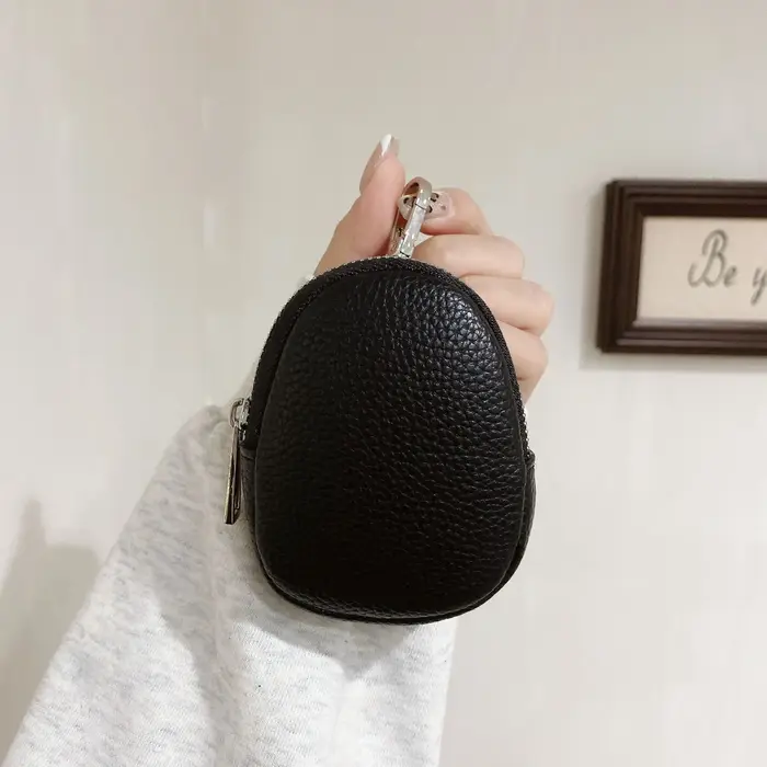 Mini porte-monnaie en cuir PU pour femmes, sac de rangement pour clés de rouge à lèvres, portefeuill