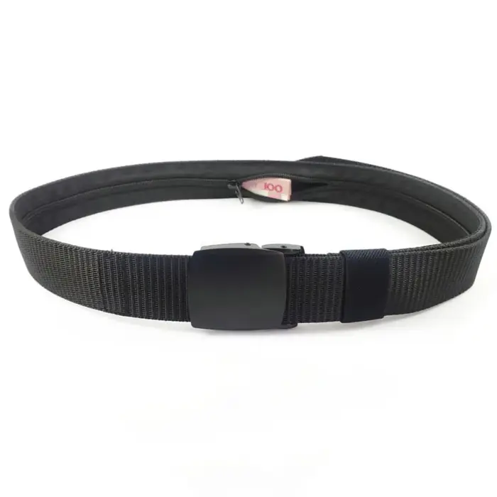 Voyage caché argent Anti-vol ceinture de taille bricolage sangle