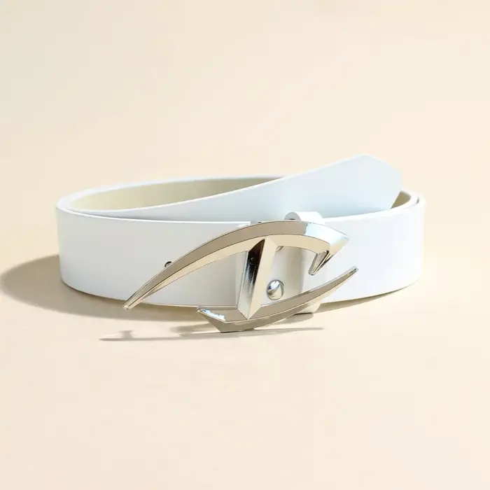 Ceinture punk pour homme avec boucle Alien, style gothique Y2K, ceinture en cuir PU pour homme et femme, mode streetwear, parfaite à porter avec des jeans