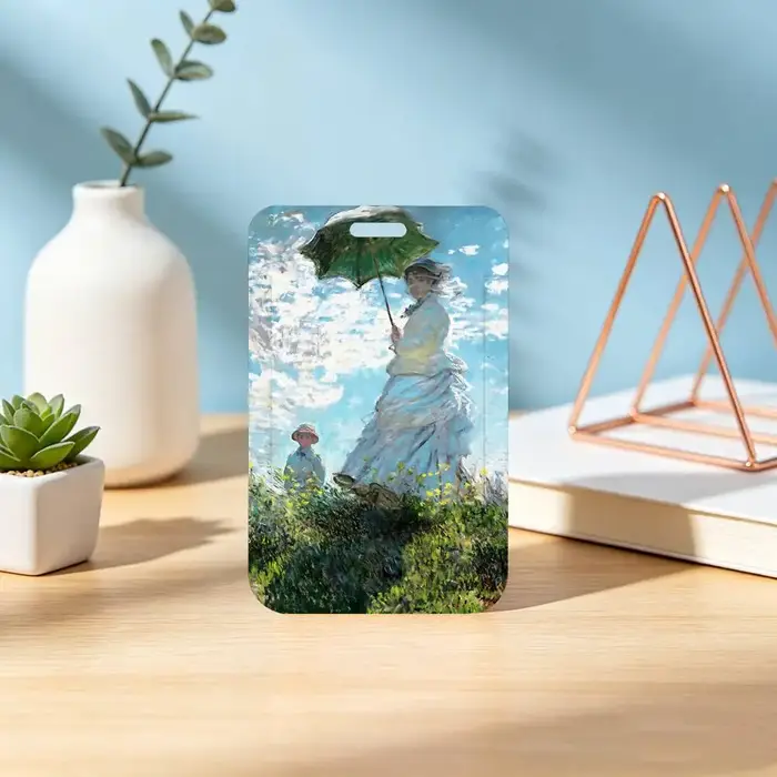 Porte-badge d'artiste Claude Monet avec cordon de cou pour le bureau