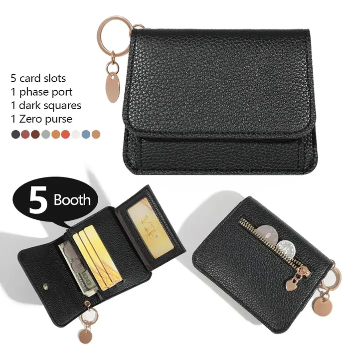Portefeuille minimaliste – Porte-cartes de crédit multi-cartes résistant à l'eau