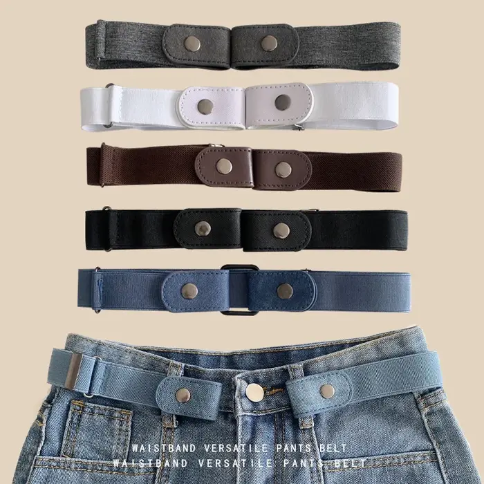 Ceinture élastique réglable et polyvalente pour jeans de loisirs