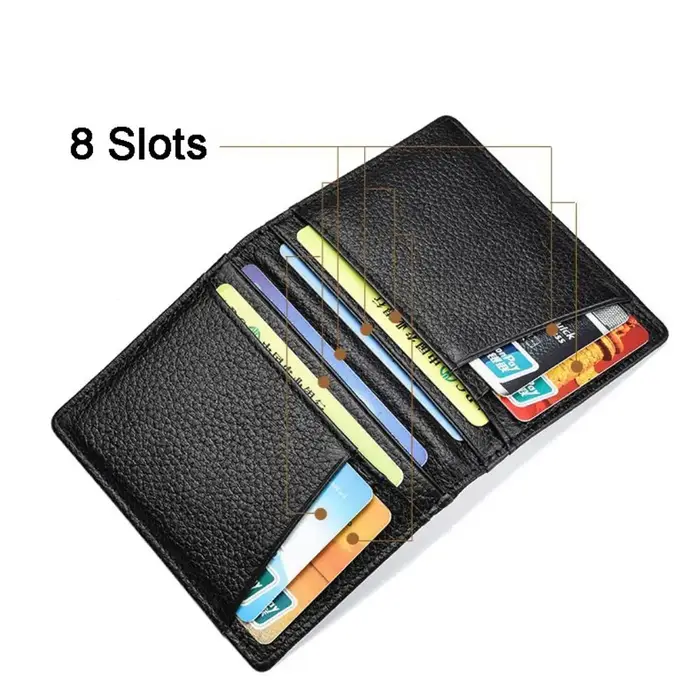 Portefeuille portable super fin pour homme et femme