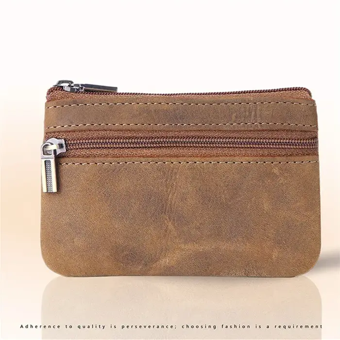 Porte-carte Crazy Horse en cuir
