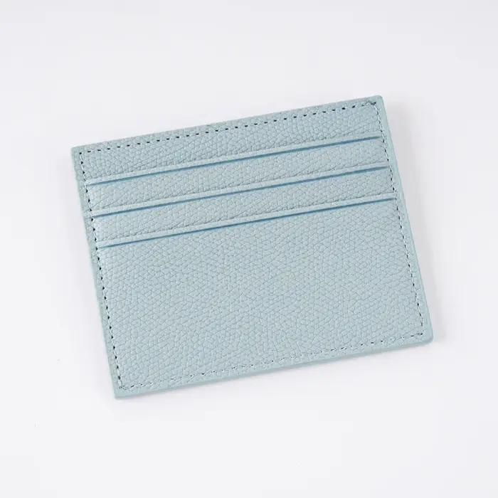 Femmes hommes mince porte-carte portefeuille multi-porte-carte étui en cuir PU banque affaires