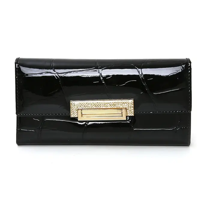 Portefeuille en cuir de vache femmes marque de luxe en cuir véritable femme portefeuilles longue dam